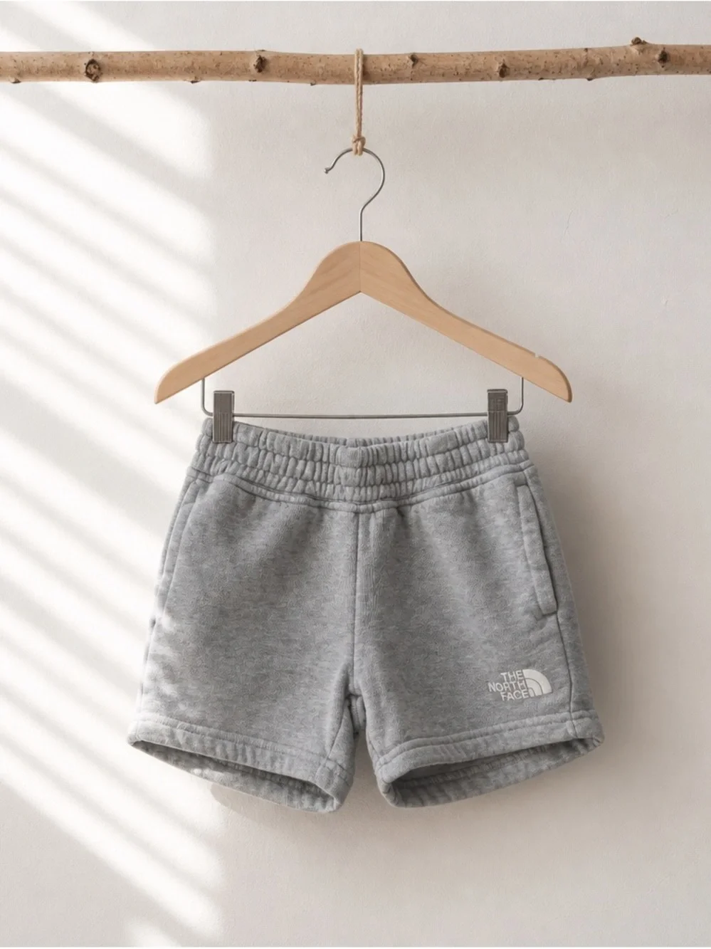 The North Face Kids Grey Fleece Shorts
